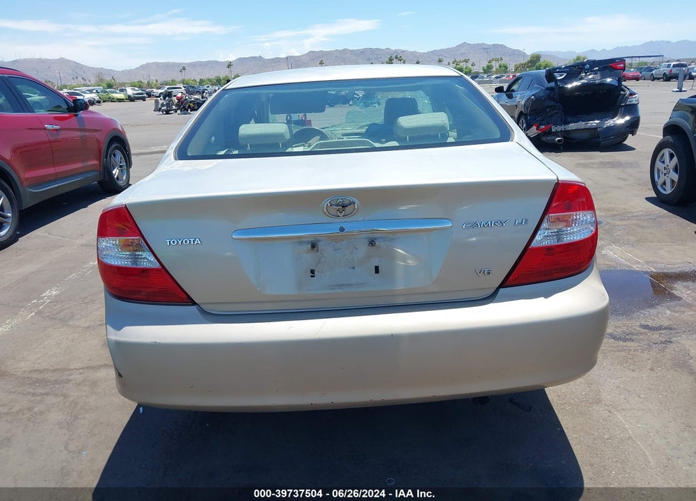 2004 TOYOTA CAMRY LE V6 VIN: 4T1BF32K74U573673