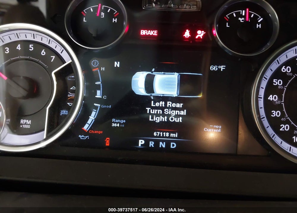 2014 RAM 1500 BIG HORN VIN: 1C6RR7TT3ES405803