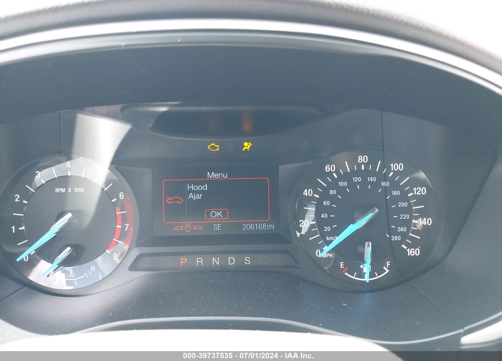 2014 FORD FUSION SE VIN: 1FA6P0H72E5390560