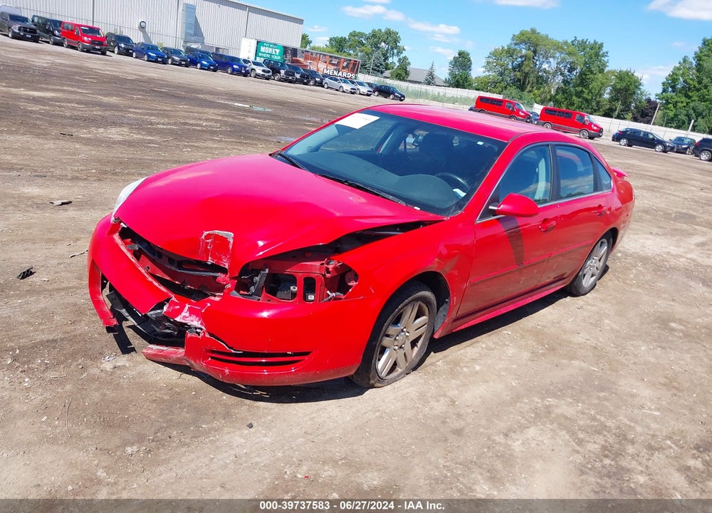 2012 CHEVROLET IMPALA LT VIN: 2G1WB5E35C1127526