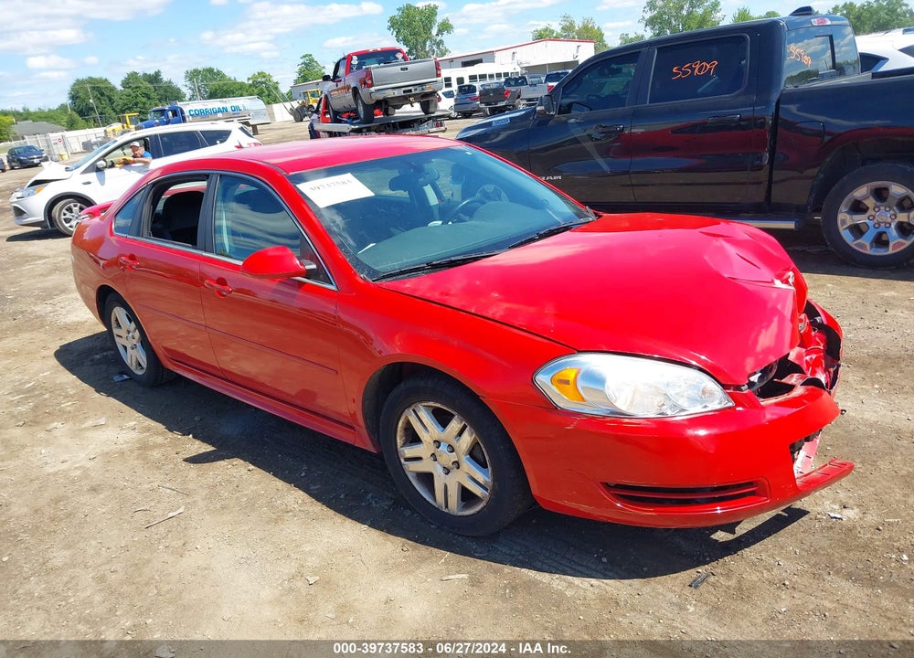 2012 CHEVROLET IMPALA LT VIN: 2G1WB5E35C1127526