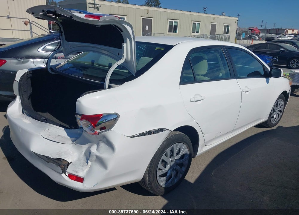 2012 TOYOTA COROLLA LE VIN: 5YFBU4EE5CP044367