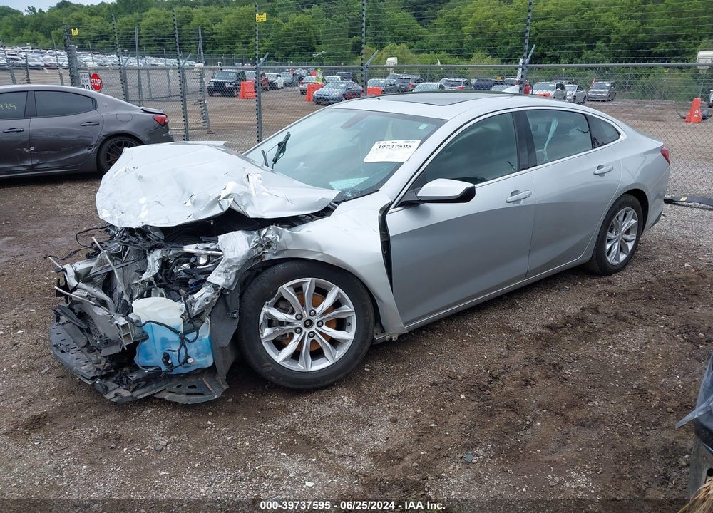 2021 CHEVROLET MALIBU FWD LT VIN: 1G1ZD5ST4MF008856