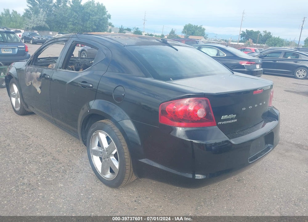 2012 DODGE AVENGER VIN: 1C3CDZAB3CN148886