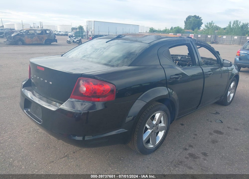 2012 DODGE AVENGER VIN: 1C3CDZAB3CN148886
