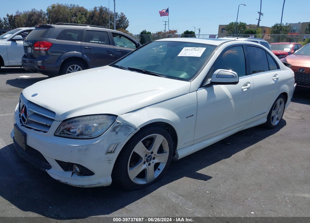 2008 MERCEDES-BENZ C 300 VIN: WDDGF54X78F150932