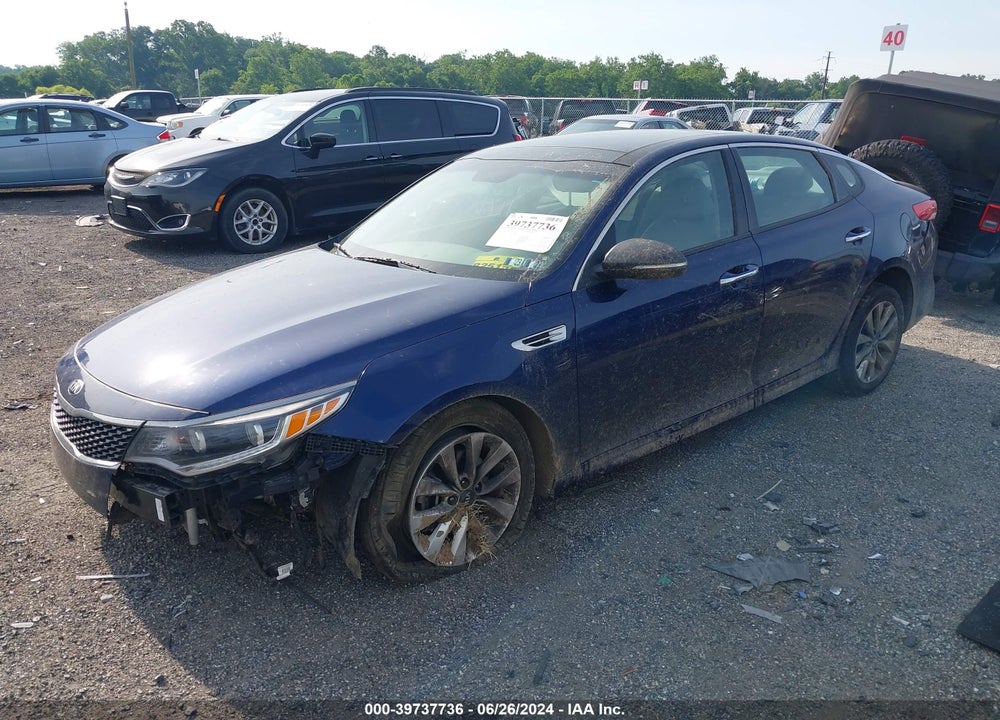 2016 KIA OPTIMA EX VIN: 5XXGU4L36GG118028