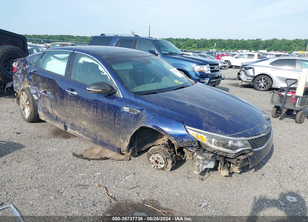2016 KIA OPTIMA EX VIN: 5XXGU4L36GG118028
