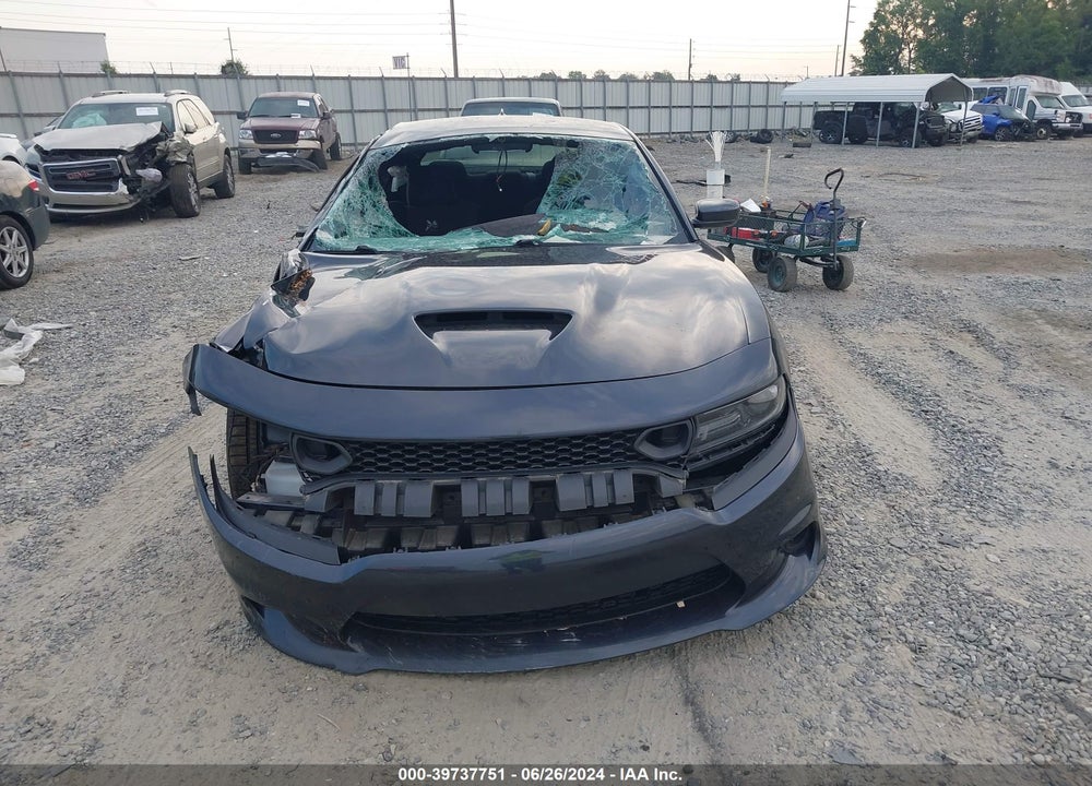 2019 DODGE CHARGER SCAT PACK RWD VIN: 2C3CDXGJ8KH687126