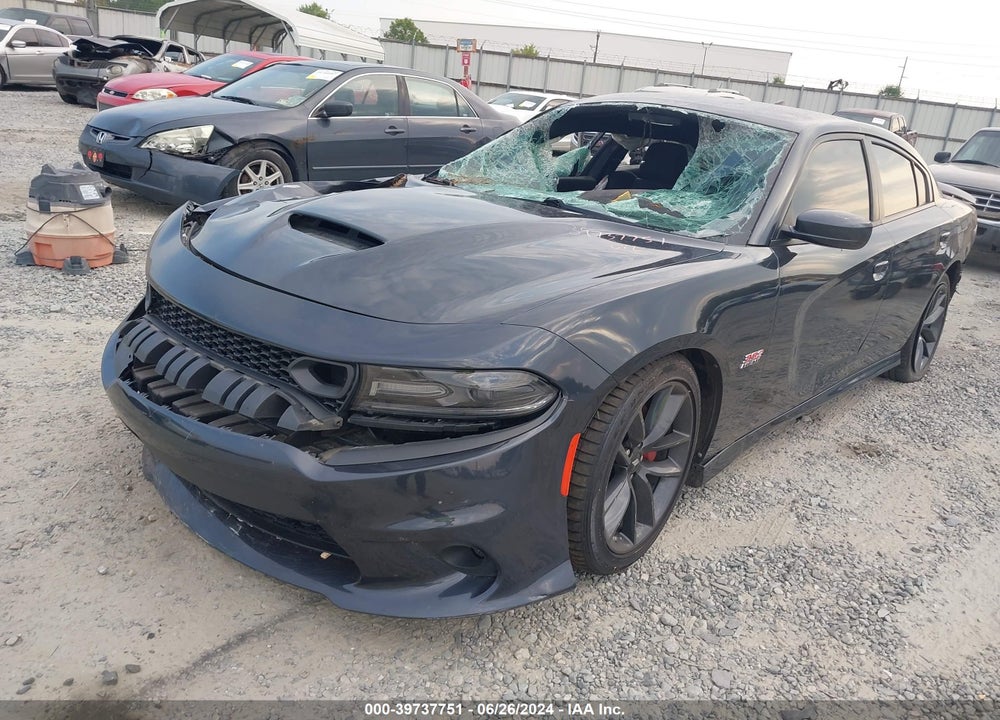 2019 DODGE CHARGER SCAT PACK RWD VIN: 2C3CDXGJ8KH687126
