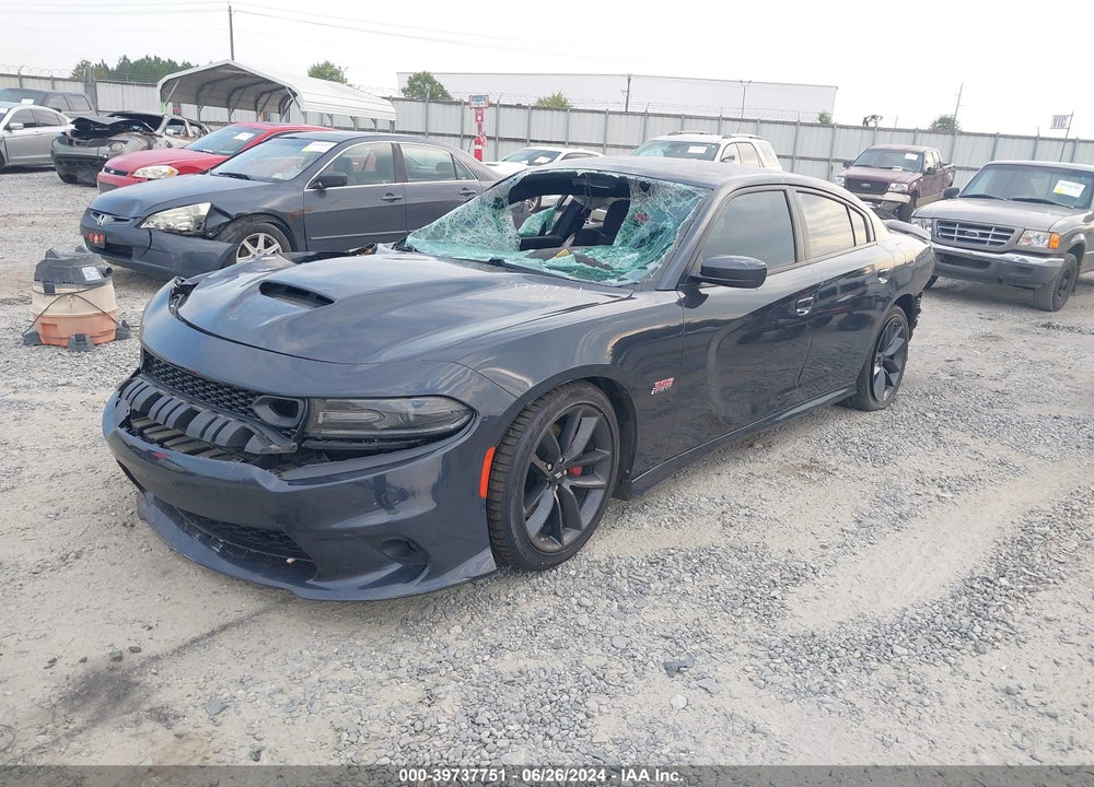 2019 DODGE CHARGER SCAT PACK RWD VIN: 2C3CDXGJ8KH687126
