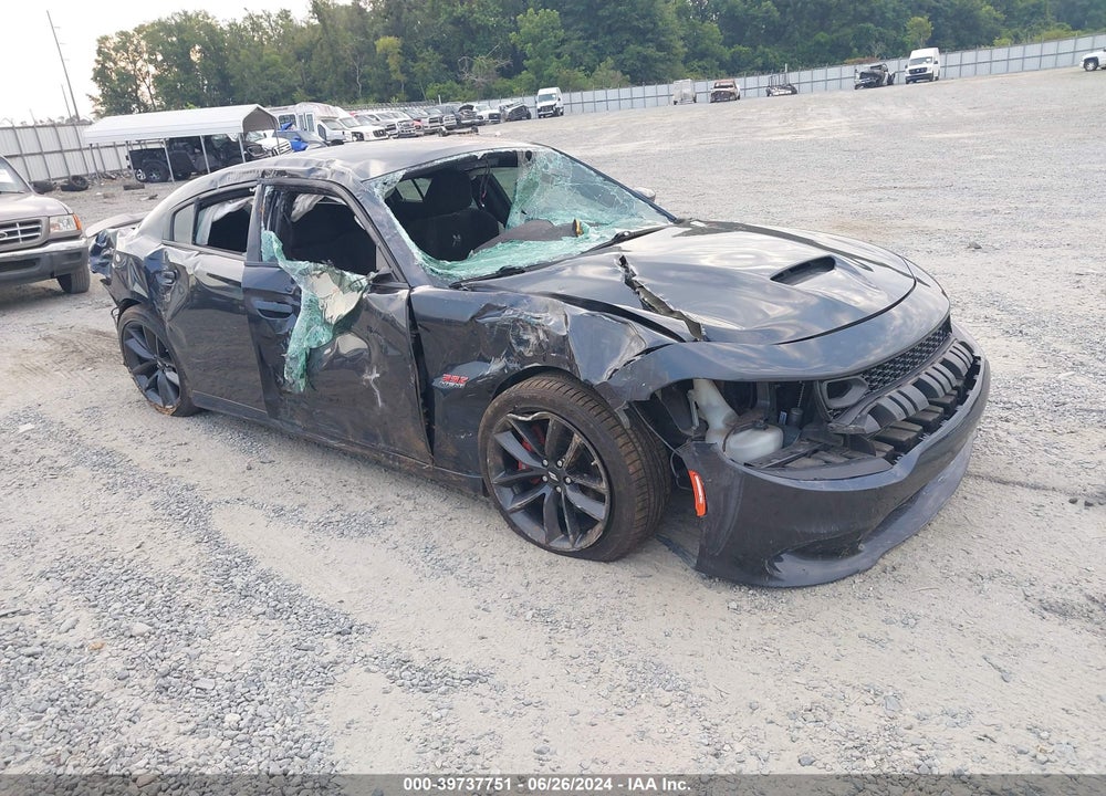 2019 DODGE CHARGER SCAT PACK RWD VIN: 2C3CDXGJ8KH687126
