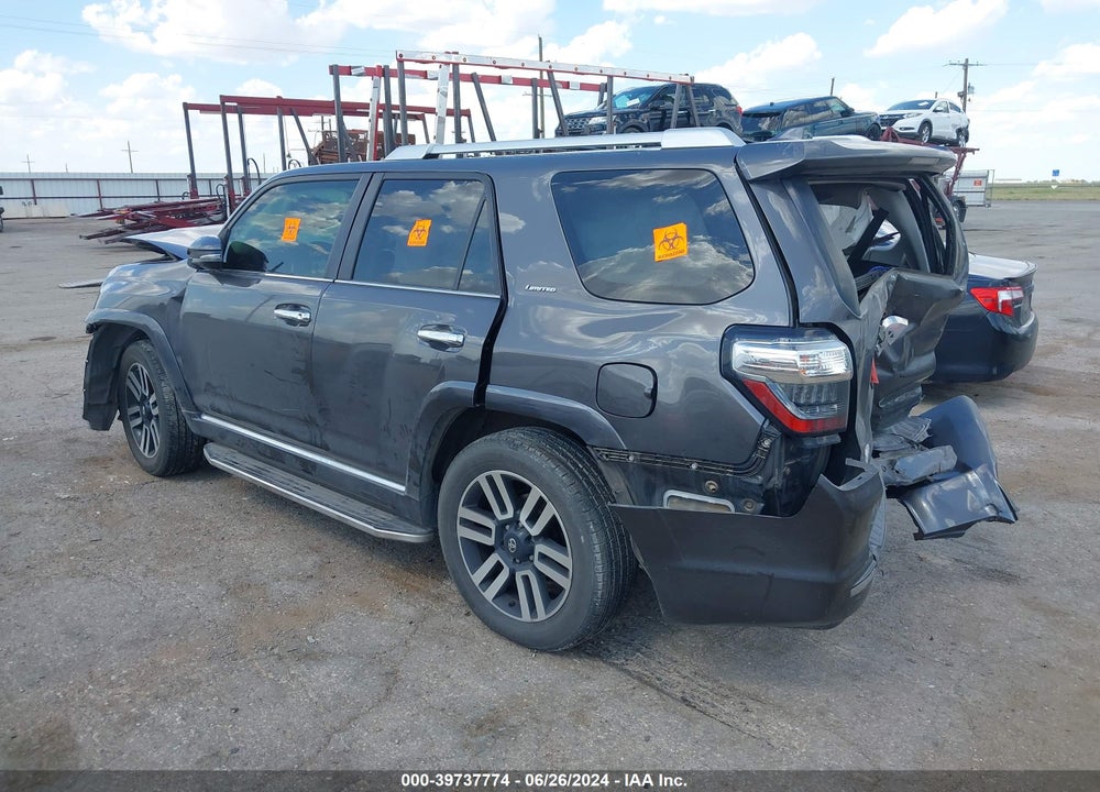 2016 TOYOTA 4RUNNER LIMITED VIN: JTEBU5JR4G5391265