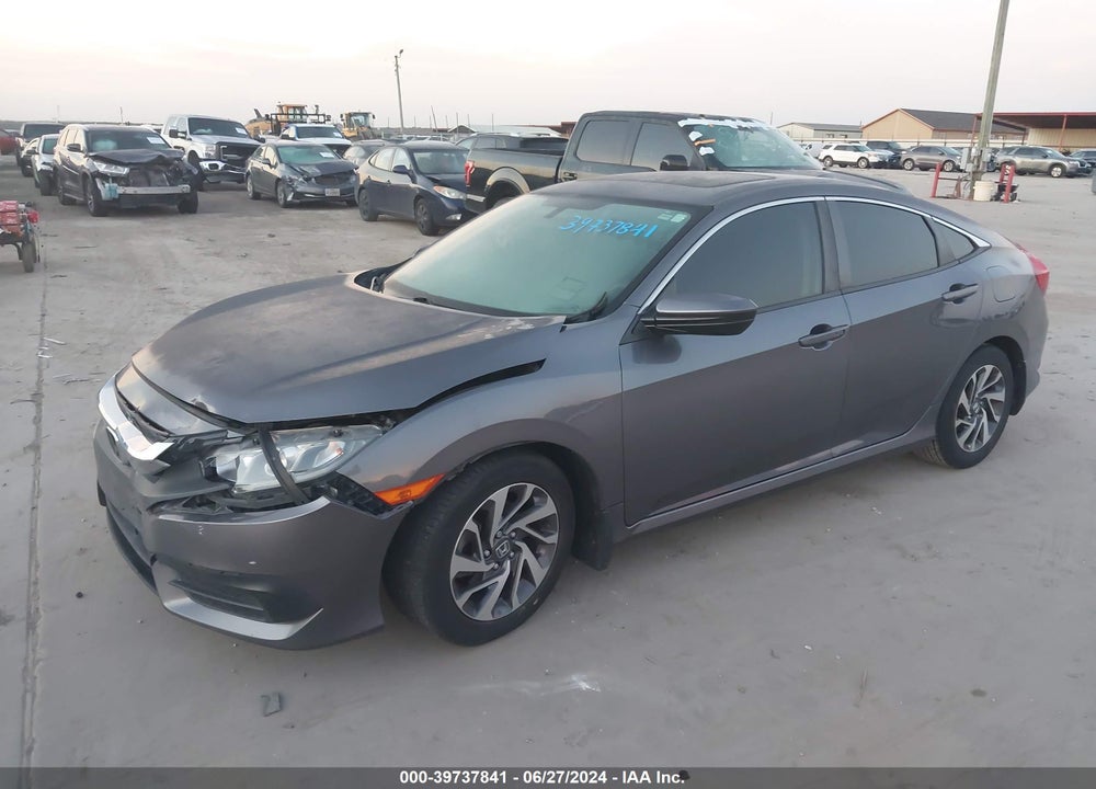 2018 HONDA CIVIC EX VIN: 19XFC2F7XJE003546
