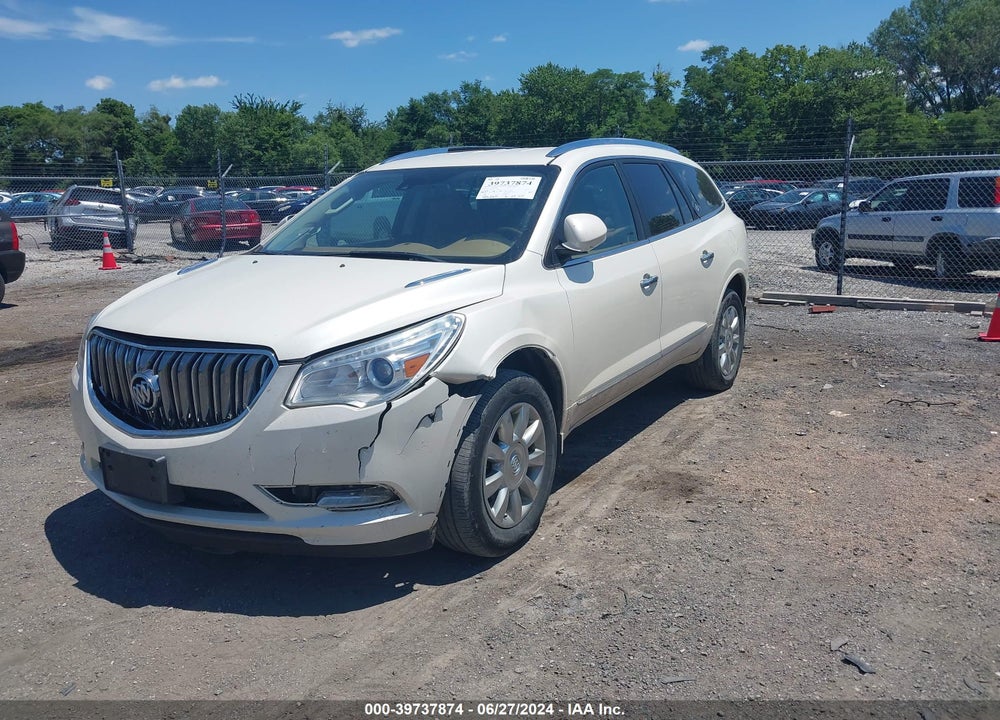 2014 BUICK ENCLAVE LEATHER VIN: 5GAKRBKD7EJ138020
