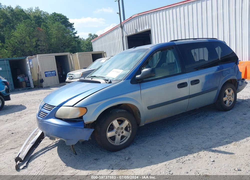 2007 DODGE CARAVAN VIN: 1D4GP45R17B172001