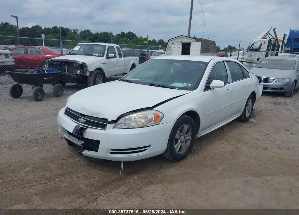 2012 CHEVROLET IMPALA LS VIN: 2G1WF5E38C1150156