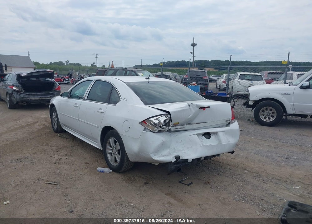 2012 CHEVROLET IMPALA LS VIN: 2G1WF5E38C1150156