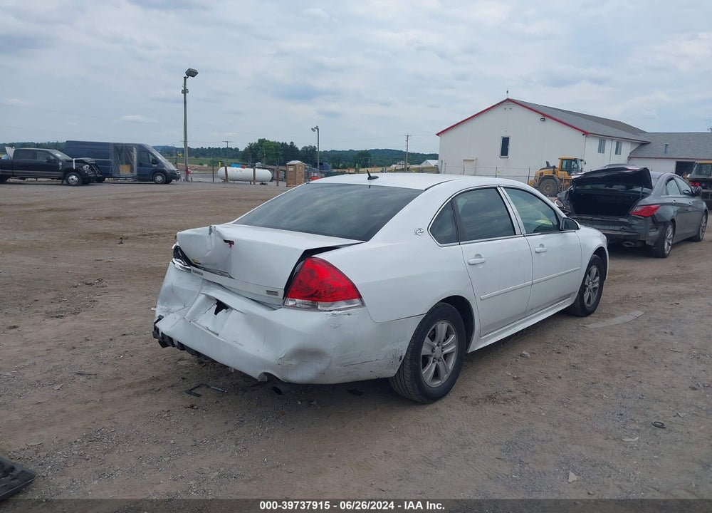 2012 CHEVROLET IMPALA LS VIN: 2G1WF5E38C1150156