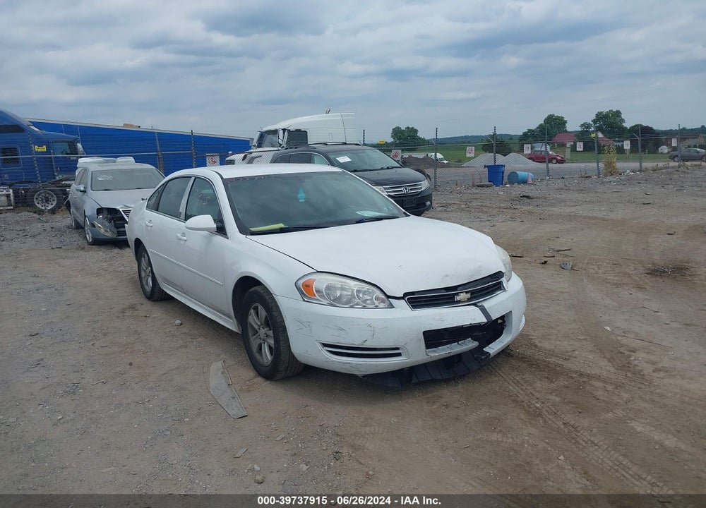 2012 CHEVROLET IMPALA LS VIN: 2G1WF5E38C1150156