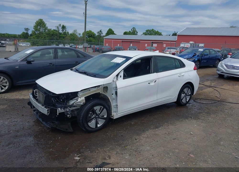 2019 HYUNDAI IONIQ HYBRID BLUE VIN: KMHC65LC0KU179288