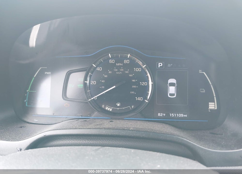 2019 HYUNDAI IONIQ HYBRID BLUE VIN: KMHC65LC0KU179288