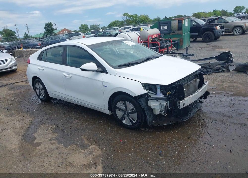 2019 HYUNDAI IONIQ HYBRID BLUE VIN: KMHC65LC0KU179288