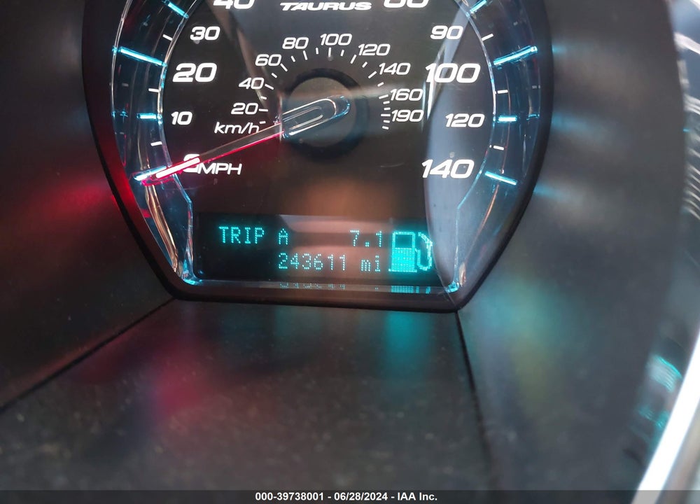 2010 FORD TAURUS SEL VIN: 1FAHP2EW4AG144396