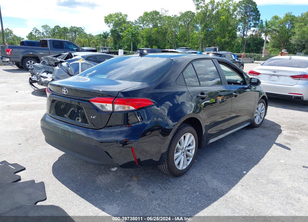 2024 TOYOTA COROLLA LE VIN: 5YFB4MDE6RP165032