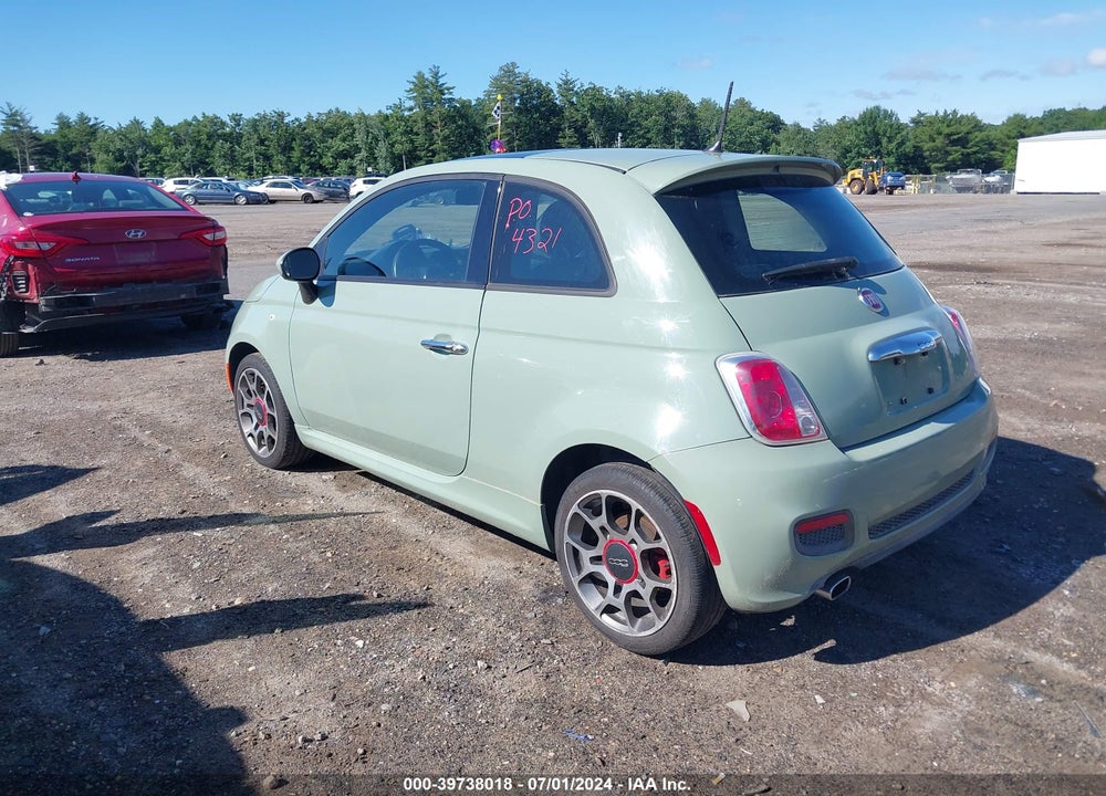 2013 FIAT 500 SPORT VIN: 3C3CFFBR6DT745231