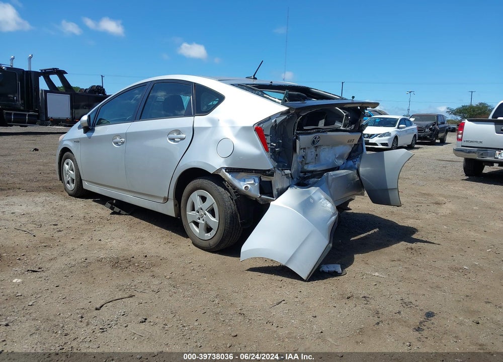 2011 TOYOTA PRIUS FIVE/FOUR/ONE/THREE/TWO VIN: JTDKN3DU4B5311218