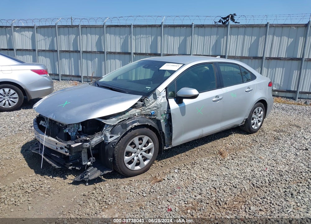 2020 TOYOTA COROLLA LE VIN: JTDEPRAE7LJ076104