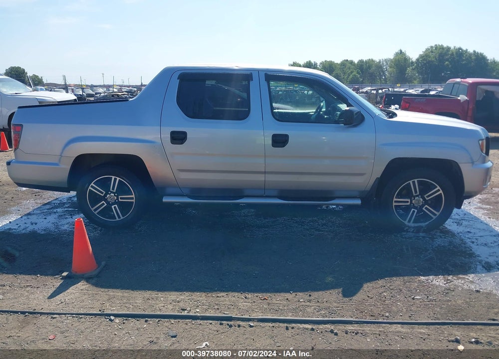 2014 HONDA RIDGELINE SPORT VIN: 5FPYK1F71EB005148
