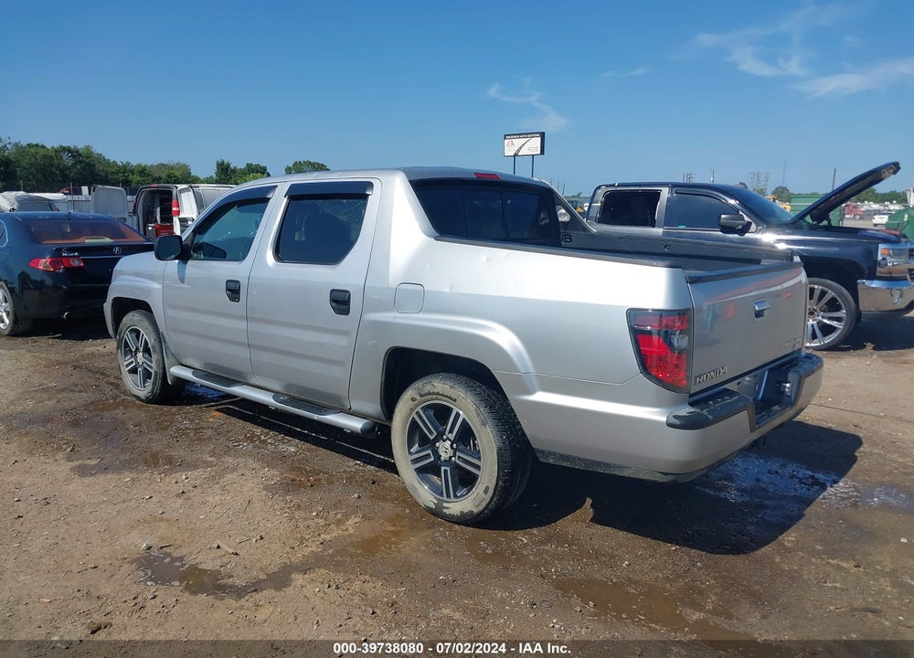 2014 HONDA RIDGELINE SPORT VIN: 5FPYK1F71EB005148