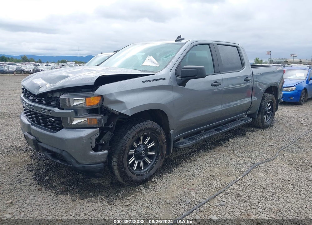 2022 CHEVROLET SILVERADO 1500 LTD 4WD SHORT BED CUSTOM VIN: 3GCPYBEK5NG145826
