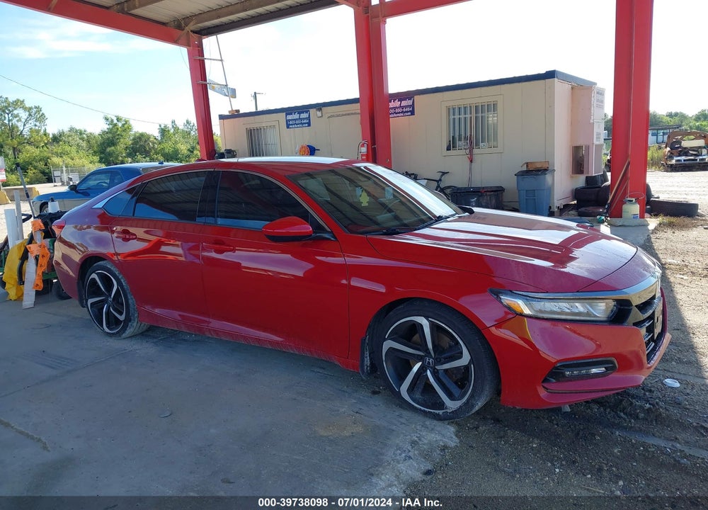 2019 HONDA ACCORD SPORT VIN: 1HGCV1F33KA001521