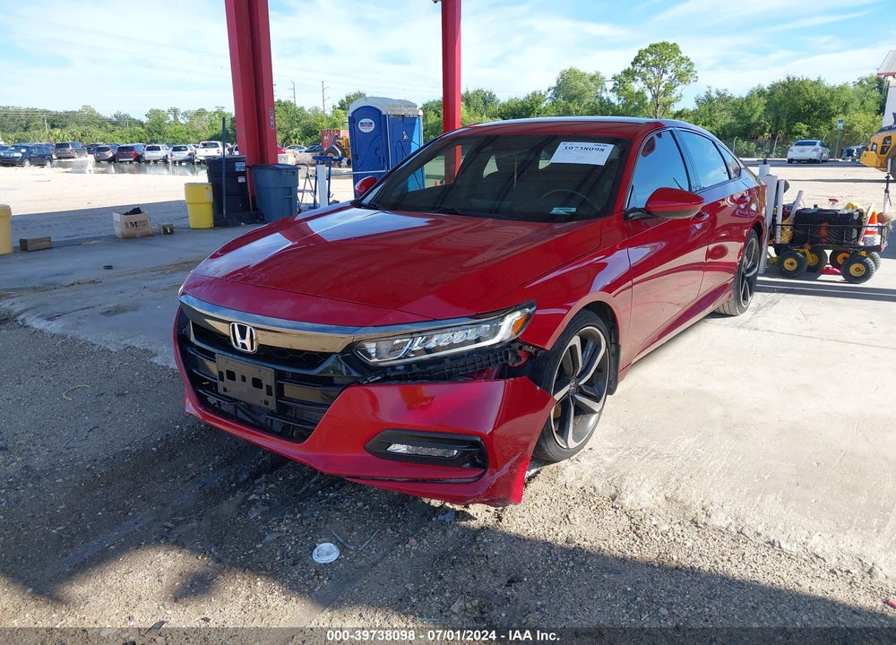 2019 HONDA ACCORD SPORT VIN: 1HGCV1F33KA001521