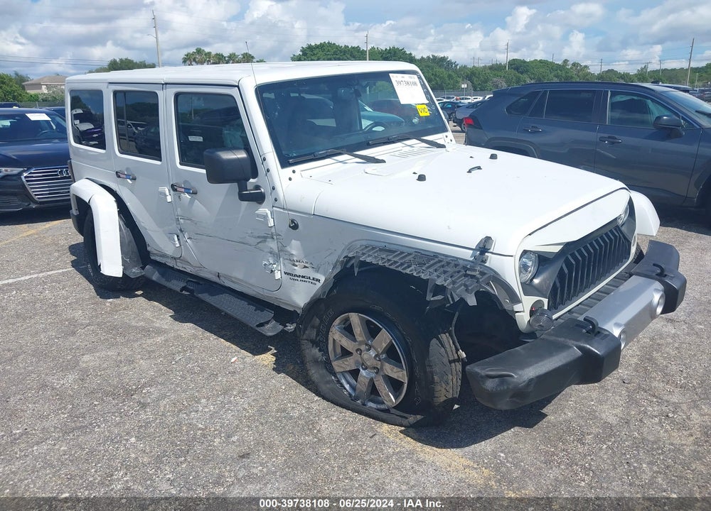 2017 JEEP WRANGLER UNLIMITED SAHARA 4X4 VIN: 1C4BJWEG9HL634402