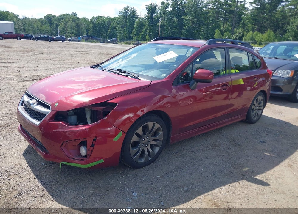 2014 SUBARU IMPREZA 2.0I SPORT PREMIUM VIN: JF1GPAL64EH331842