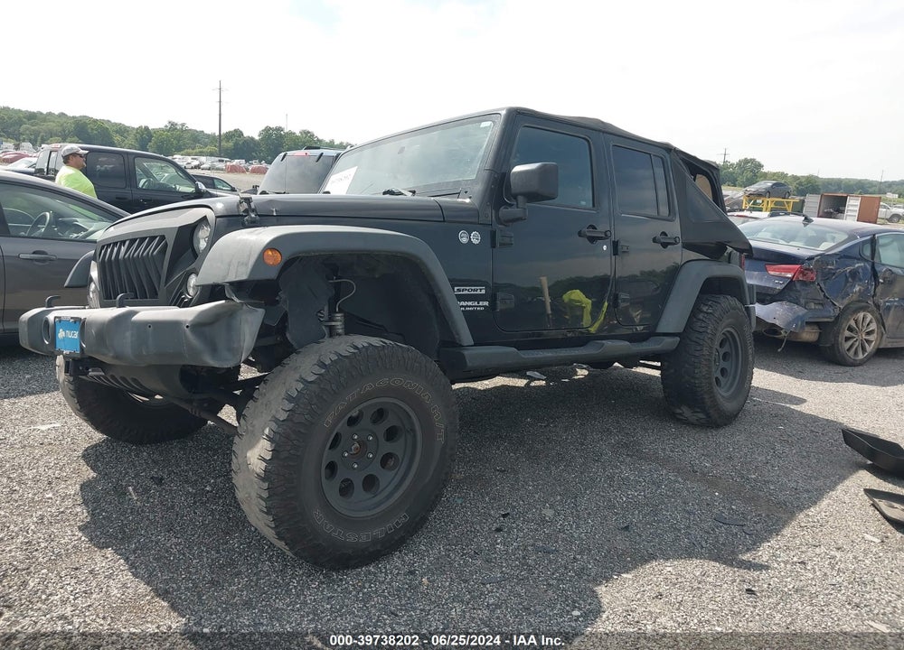 2017 JEEP WRANGLER UNLIMITED SPORT 4X4 VIN: 1C4BJWDG4HL629710