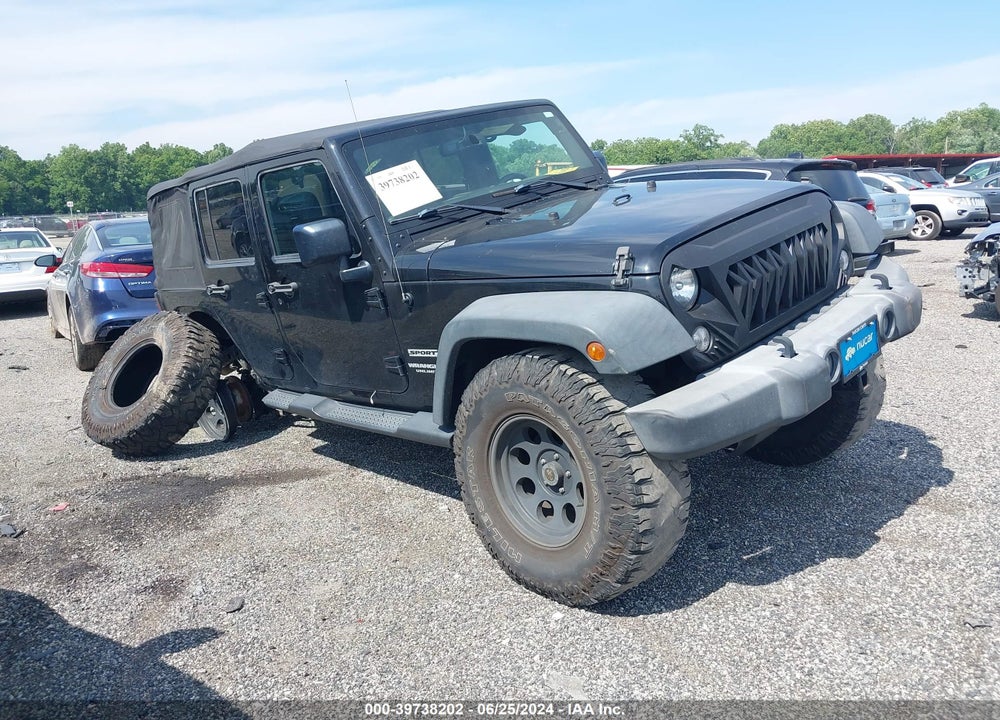 2017 JEEP WRANGLER UNLIMITED SPORT 4X4 VIN: 1C4BJWDG4HL629710