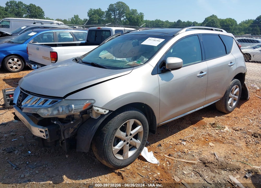 2010 NISSAN MURANO SL VIN: JN8AZ1MU2AW019763