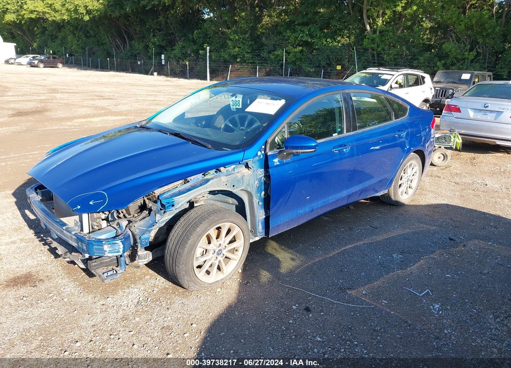 2017 FORD FUSION SE VIN: 3FA6P0H73HR405553