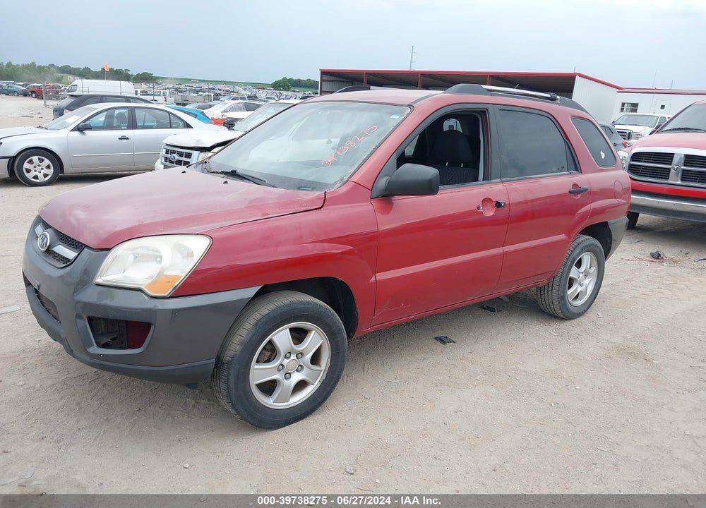2008 KIA SPORTAGE LX VIN: KNDJF724887530022