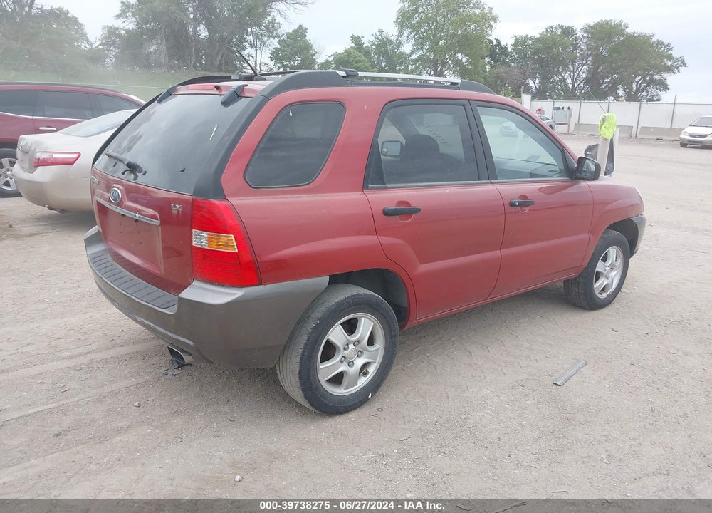 2008 KIA SPORTAGE LX VIN: KNDJF724887530022