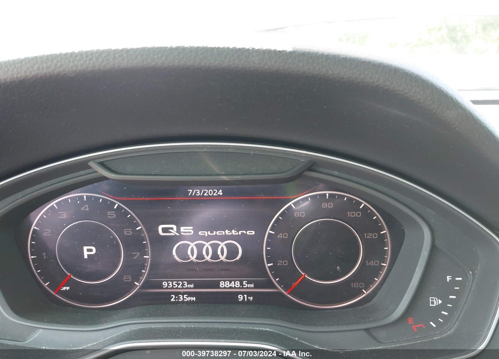 2018 AUDI Q5 2.0T PREMIUM/2.0T TECH PREMIUM VIN: WA1BNAFY5J2237208