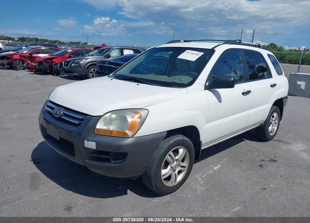 2008 KIA SPORTAGE LX V6 VIN: KNDJE723787517885