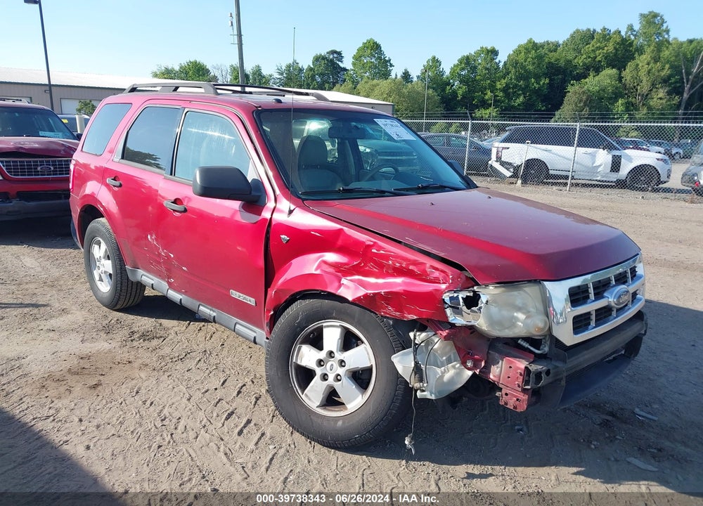 2008 FORD ESCAPE XLT VIN: 1FMCU031X8KE61255