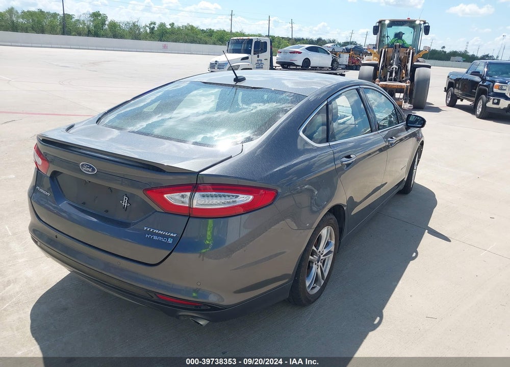 2015 FORD FUSION HYBRID TITANIUM VIN: 3FA6P0RU7FR116712
