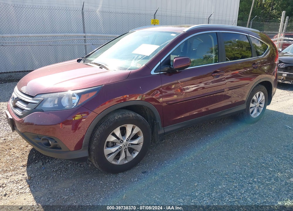 2013 HONDA CR-V EX-L VIN: 5J6RM4H75DL004600